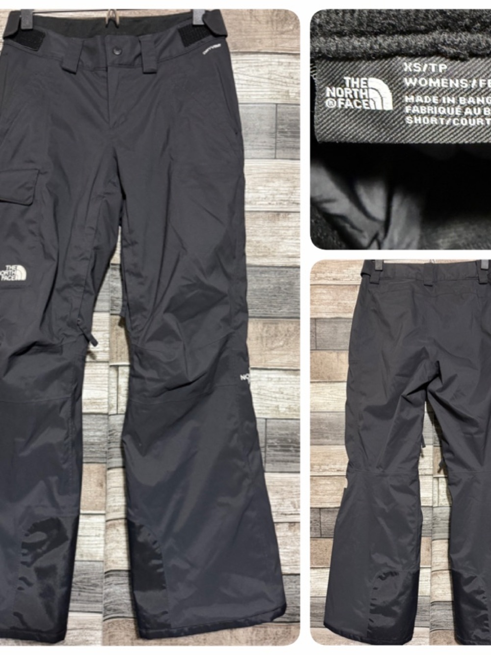 The North Face DryVent Ski Snowboarding Snow Pants Women’s XS Black (Inseam 28)